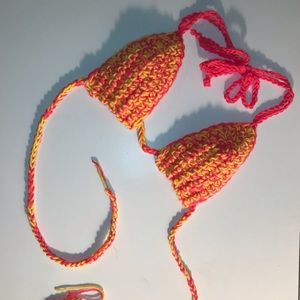 Crochet bikini top